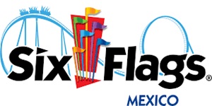 Mejores parques de atracciones de CDMX - Logo de Six Flags México