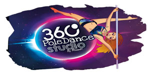 Academias de pole dance en CDMX - Logo de 360° Pole Dance Studio