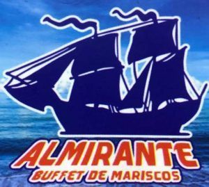 Restaurantes con buffet en CDMX - Logo de Almirante un excelente buffet de mariscos