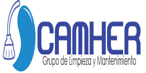 Limpieza de vidrios y ventanas - Identidad gráfica de Grupo Camher