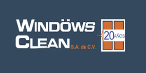 Limpieza de vidrios y ventanas - Identidad gráfica de Windows Clean