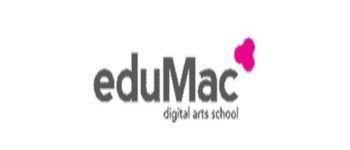 Los 10 mejores cursos de diseño gráfico en CDMX - Logo de eduMac una de las mejores escuelas de arte digital en la capital mexicana