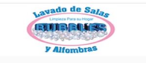 limpieza de muebles 5 - logo de Limpieza de salas Bubbles profesionales limpiando tapicerías de muebles