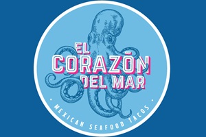 Logo de El Corazón del Mar, restaurante especializado en mariscos y popular por sus precios accesibles en CDMX