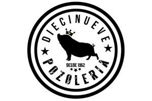 Logo de Pozolería Diecinueve, comida auténtica mexicana con ingredientes frescos y preparación tradicional