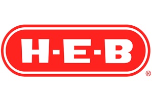 Logo de HEB, frescura y calidad en carnes, pescados, frutas y verduras