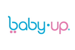 Tiendas de carriolas para bebé - Logo de Baby Up, tienda con amplia variedad de carriolas de marcas reconocidas a nivel mundial