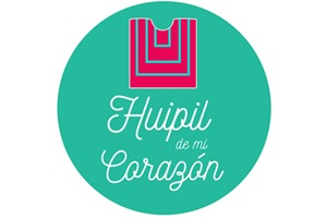 Logo de Huipil de mi Corazón, tienda de artesanias mexicanas con prendas de pueblos originarios como blusas, faldas y vestidos