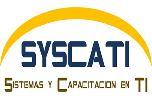 Logo de Syscati, cursos intensivos en tecnologías de vanguardia como Oracle, Microsoft y Linux con certificaciones oficiales