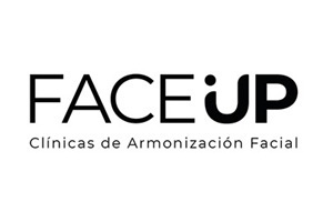 Logo de FACEUP, tecnología de vanguardia y productos de alta calidad para la armonización facial y corporal