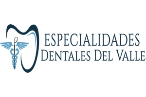 Logo de Clínica Dental del Valle, tratamientos preventivos de limpiezas de dientes y procedimientos de implantes