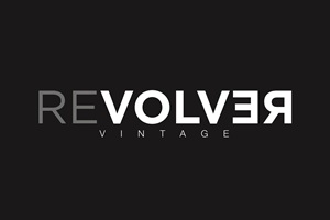 Logo de Revolver Vintage, venta de accesorios como sombreros, cinturones y joyas usadas en excelente estado
