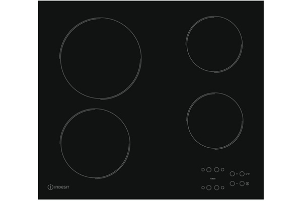 Placa Indesit RI161C, cocina por inducción de cerámica duradera, fácil de usar y con excelente rendimiento
