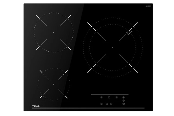 Placa Teka TB 6315, cocina con 3 zonas de cocción, control táctil y diseño elegante