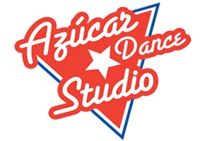 Logo de Azúcar Dance Studio, desde clásicas clases de salsa y bachata hasta danza aérea y ritmos americanos