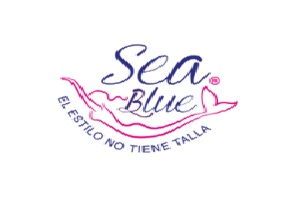 Tiendas de artículos de playa - Logo Sea Blue Swimwear
