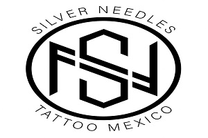 Logo Silver Needles Tattoo México