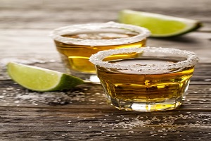 Tequila de las bebidas típicas de México