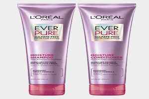 Champús hidratantes para cabello - L'Oréal Paris EverPure Moisture Rosemary Oil Shampoo & Conditioner Kit