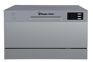Magic Chef Lavavajillas de encimera 6 servicios