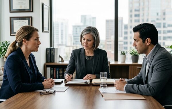 Abogados de divorcio - Abogado familiar CDMX realizando un divorcio express a una pareja