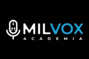 Escuelas de doblaje - Logo MilVox Academia CDMX