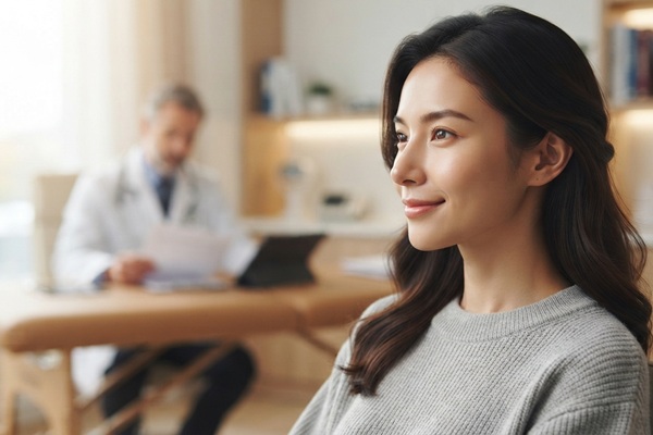 Cirugías estéticas - Mujer feliz con los resultados de la rinoplastia realizada en la mejor clínica de medicina estética en CDMX